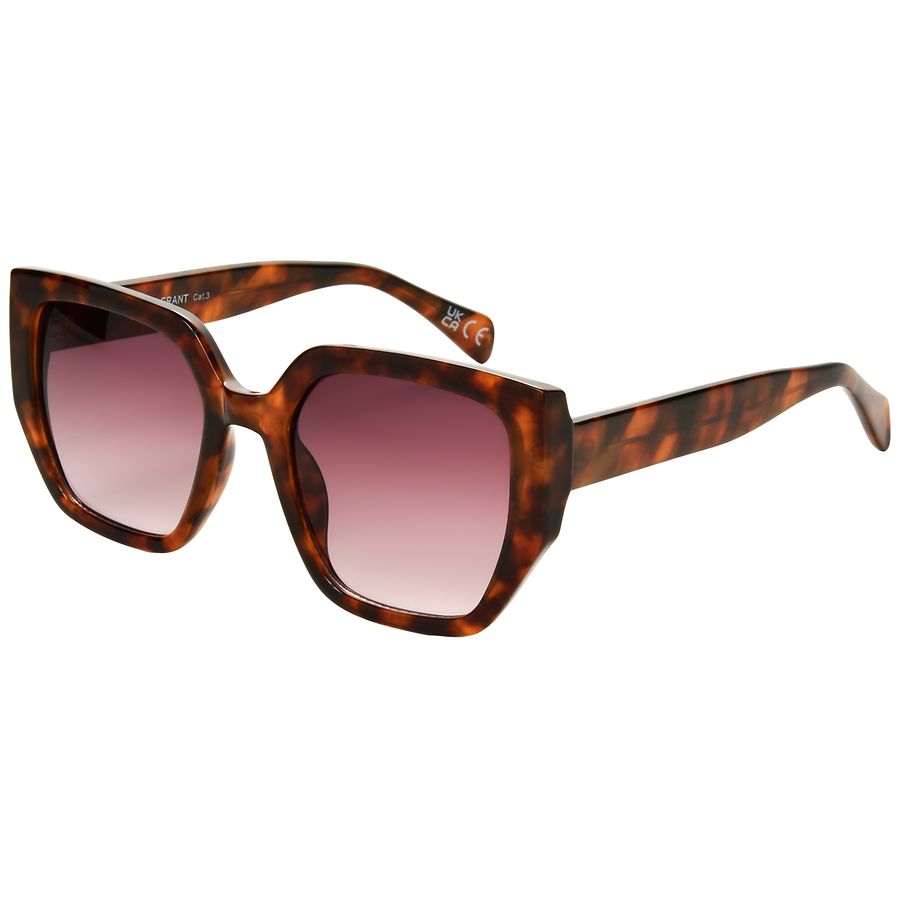 Foster Grant Pink Polarized Sunglasses Torti
