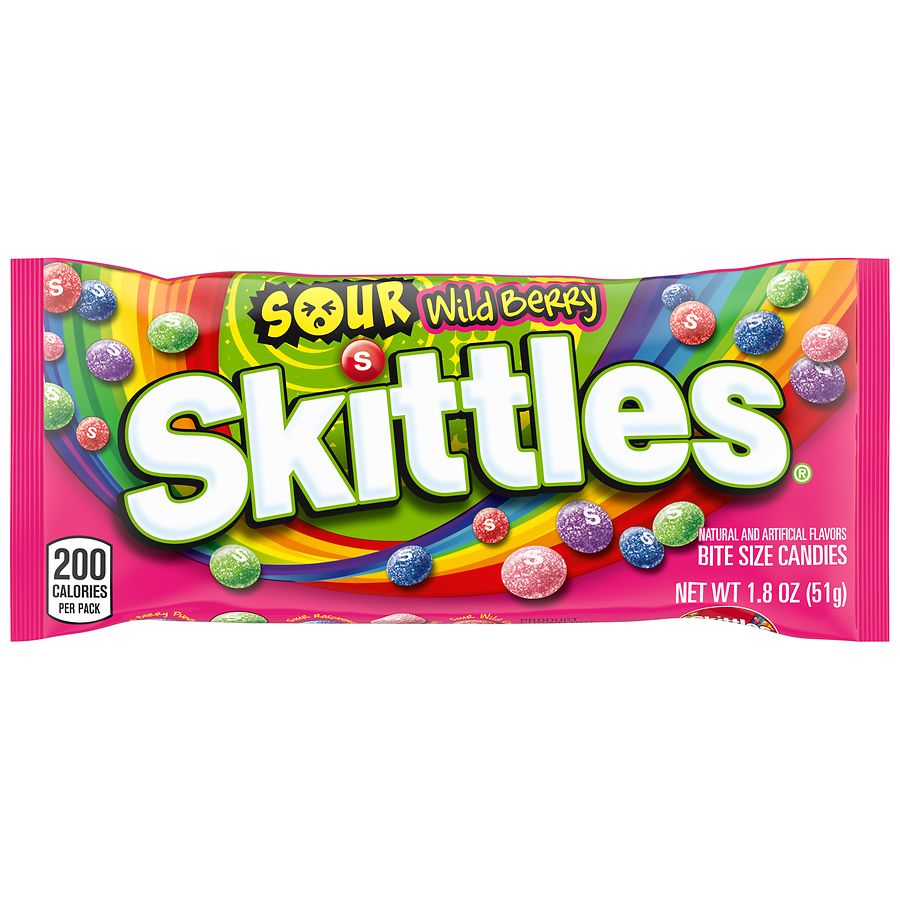 Skittles Sour Candy Wild Berry
