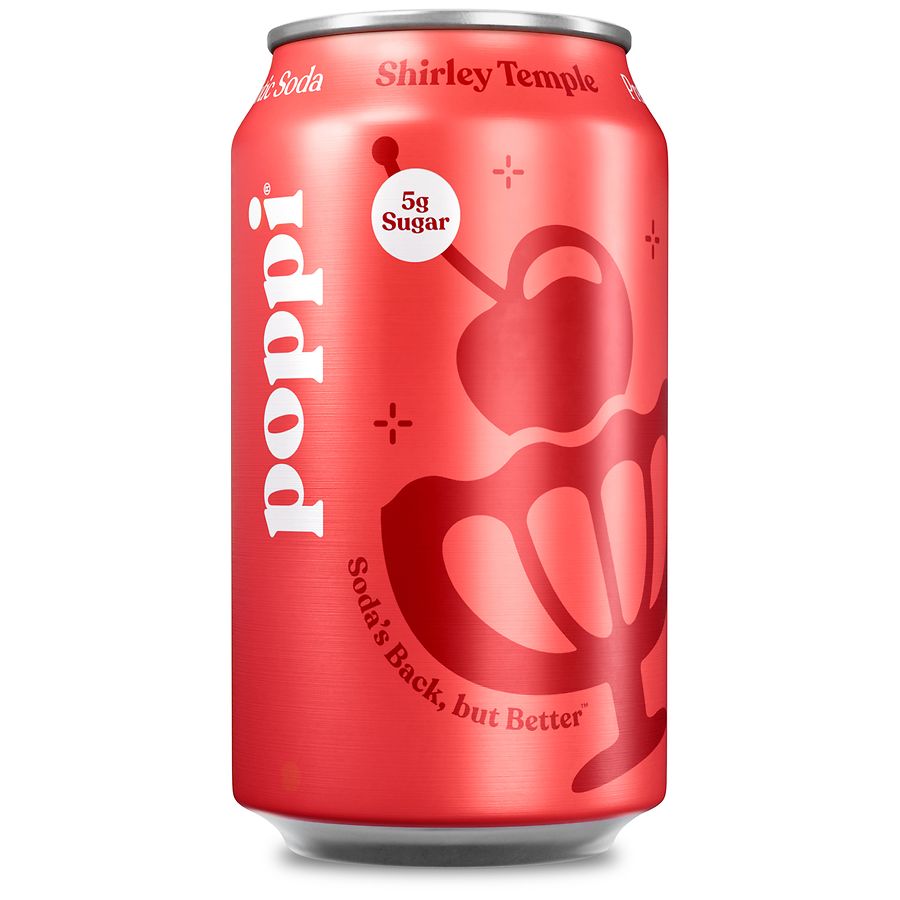 Poppi Prebiotic Soda Can Shirley Temple