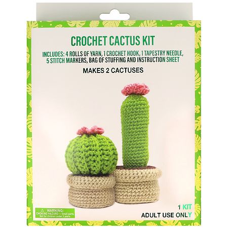 Festive Voice Crochet Cactus Kit - 1.0 set