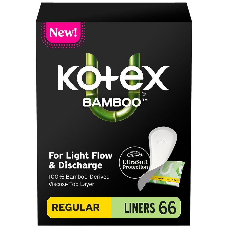 U by Kotex Wrapped Liners, Light Absorbency Unscented, Regular Length