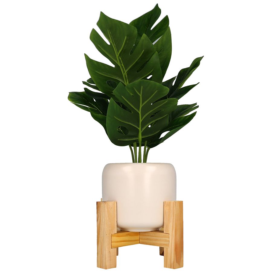 Festive Voice Faux Plant with Stand | Walgreens