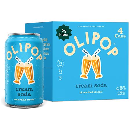 OLIPOP Prebiotic Soda Cream Soda | Walgreens