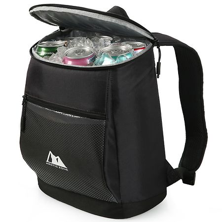 茶 ari*san Arctic Zone BackPack Cooler 18 Can Black | Walgreens