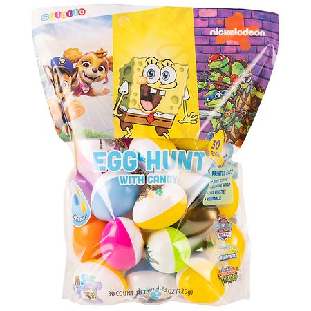 Nickelodeon Egg Hunt with Candy