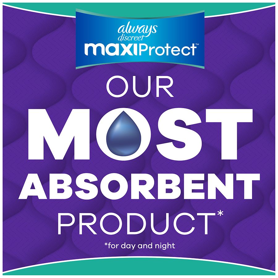 Always Discreet MaxiProtect - Reimagined Adult Diapers for Women S