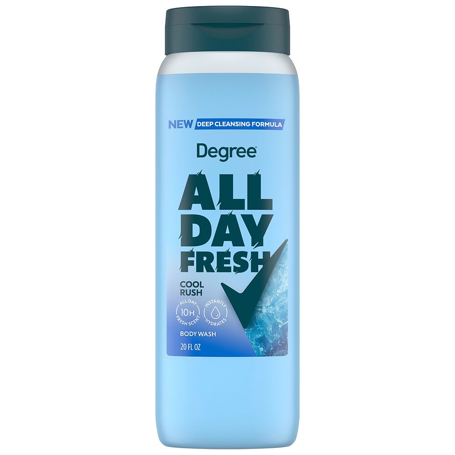 Degree All Day Fresh Body Wash Cool Rush