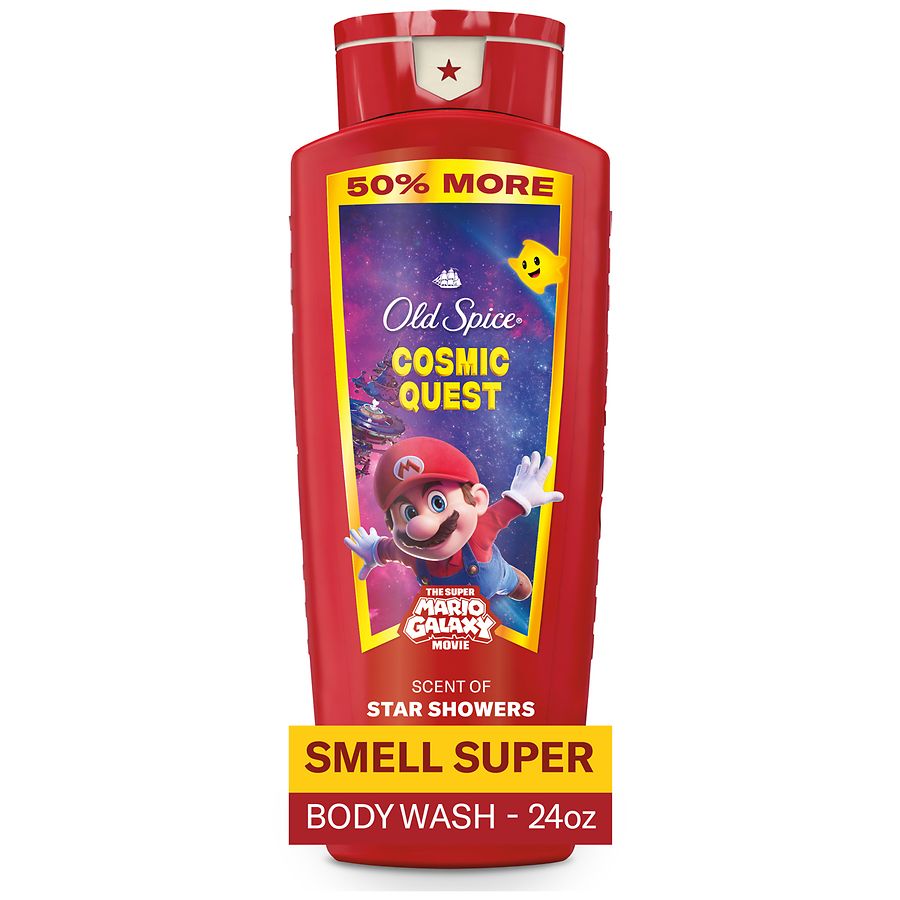 Old Spice Body Wash for Men, Cosmic Quest, Old Spice x The Super Mario Galaxy Movie Star Showers