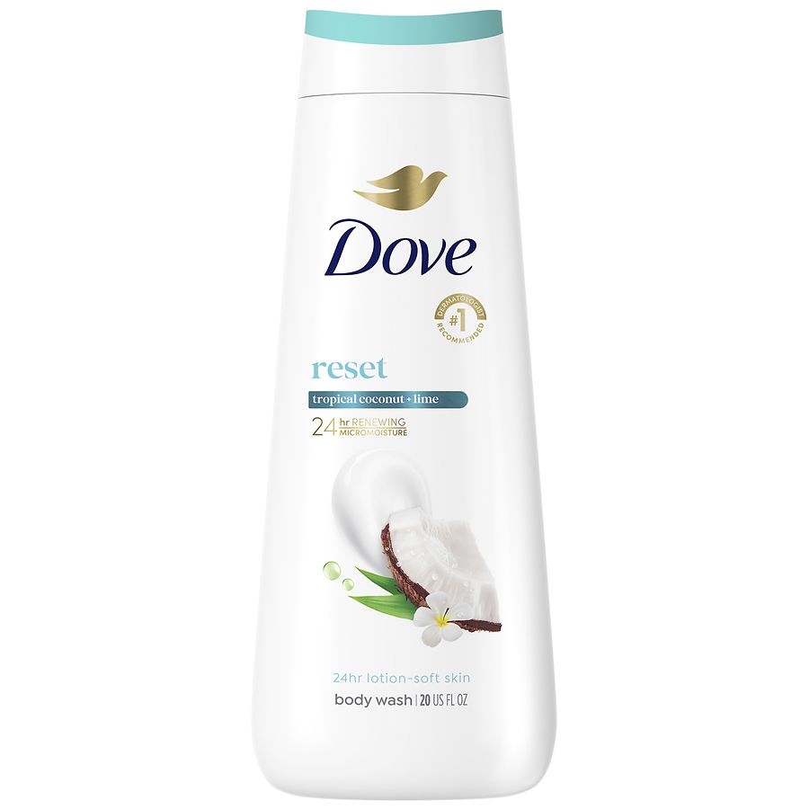 Dove Limited Edition Body Wash Tropical Coconut and Zesty Lime