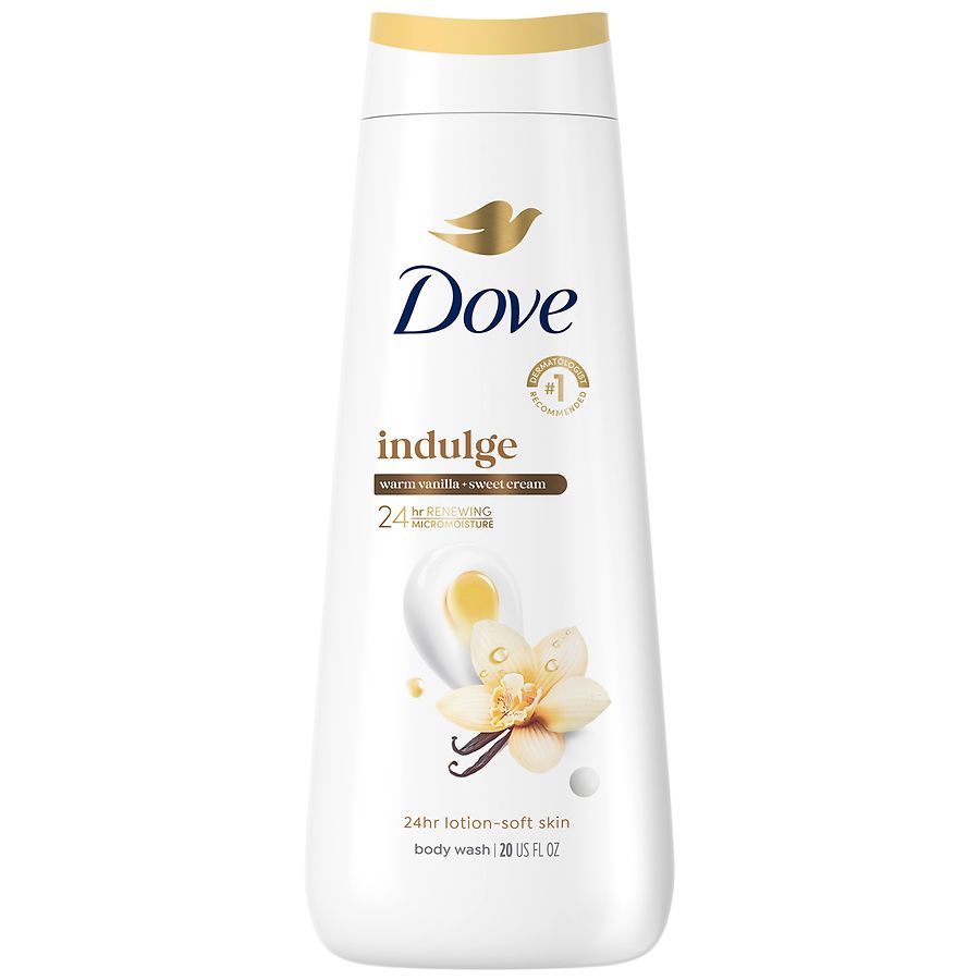 Dove Indulge Body Wash Warm Vanilla + Sweet Cream