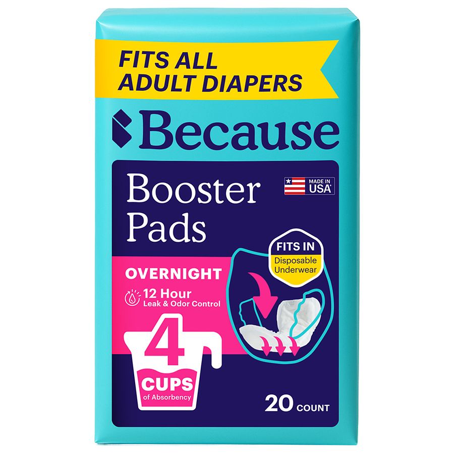Because Overnight Booster Pads