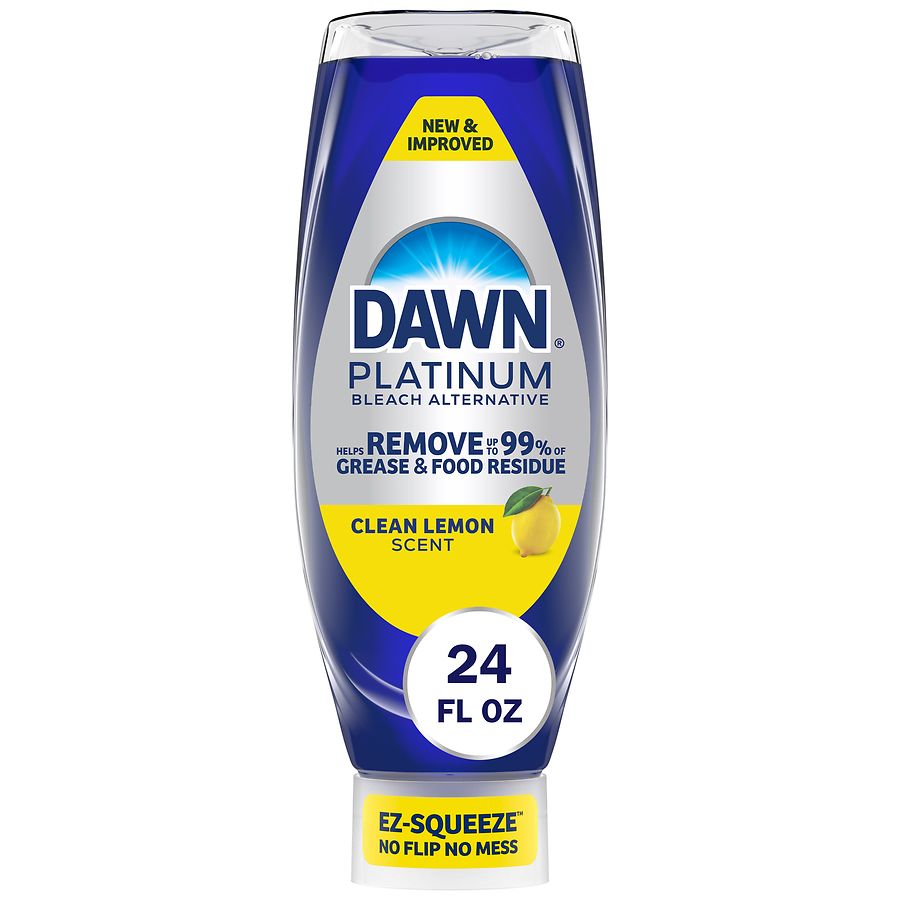 Dawn Platinum EZ Squeeze Dish Soap Clean Lemon