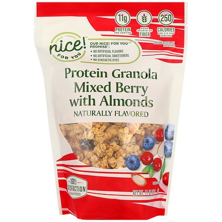 Nice! For You Protein Granola Mixed Berry with Almonds