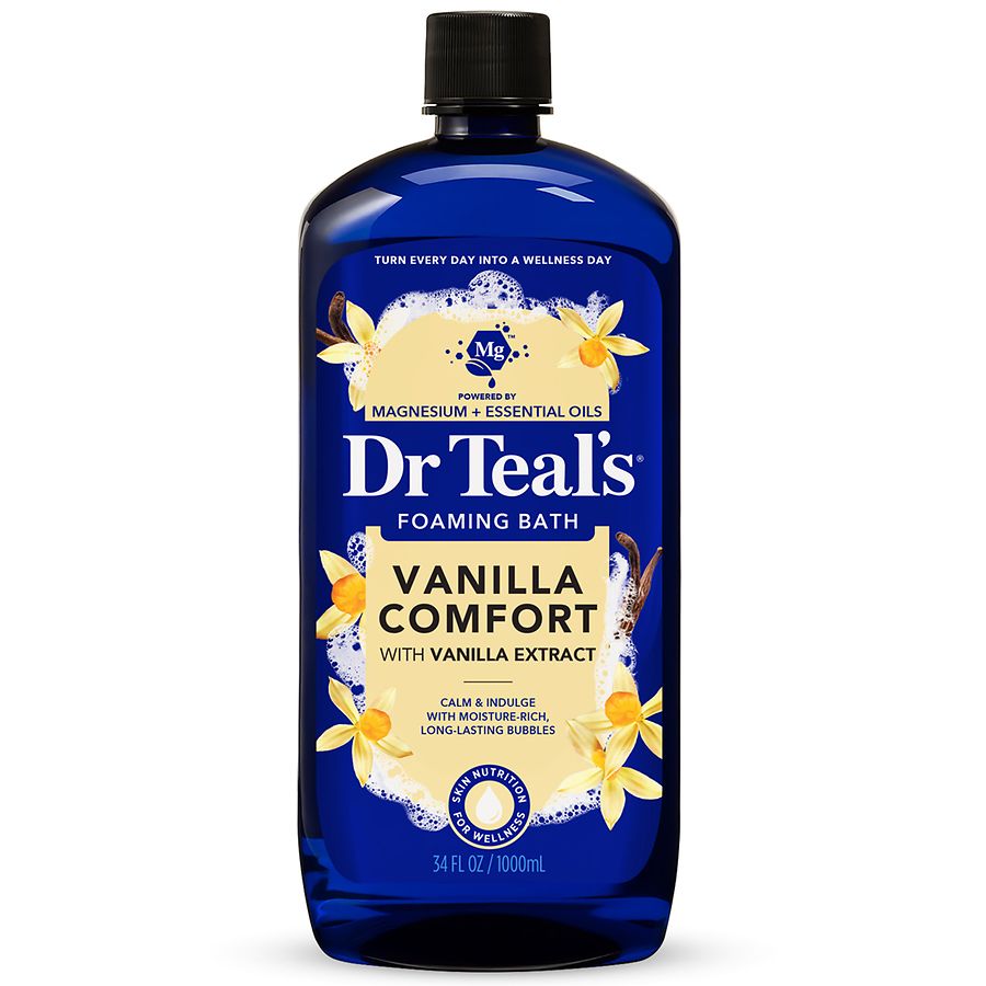 Dr. Teal's Foaming Bath with Pure Epsom Salt Vanilla