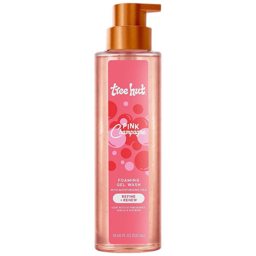 Tree Hut Pump Body Wash Pink Champagne