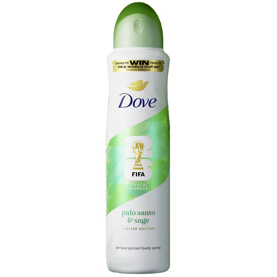 Dove Alcohol-Free Dry Antiperspirant Body Spray Palo Sant & Sage