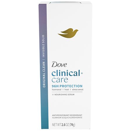 Dove Antiperspirant Deodorant Invisible Solid Stick for Women Original Clean