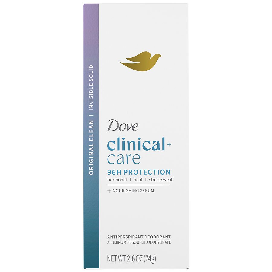 Dove Antiperspirant Deodorant Invisible Solid Stick Original Clean