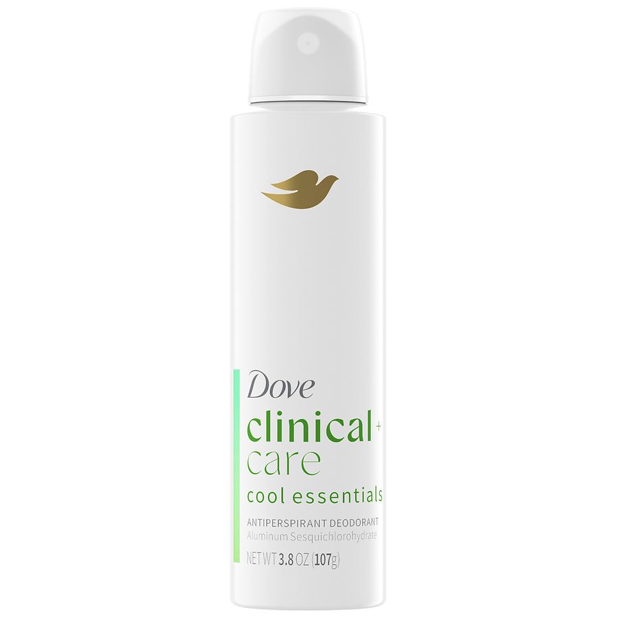 Dove Clinical Protection Antiperspirant Deodorant Dry Spray for Women Cool Essentials