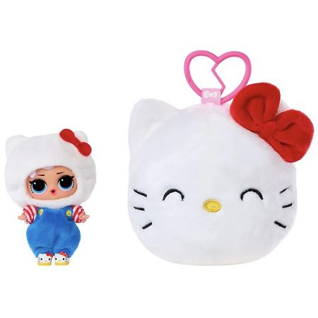 LOL Surprise! Loves Hello Kitty & Friends Reversible Plush Clip-On