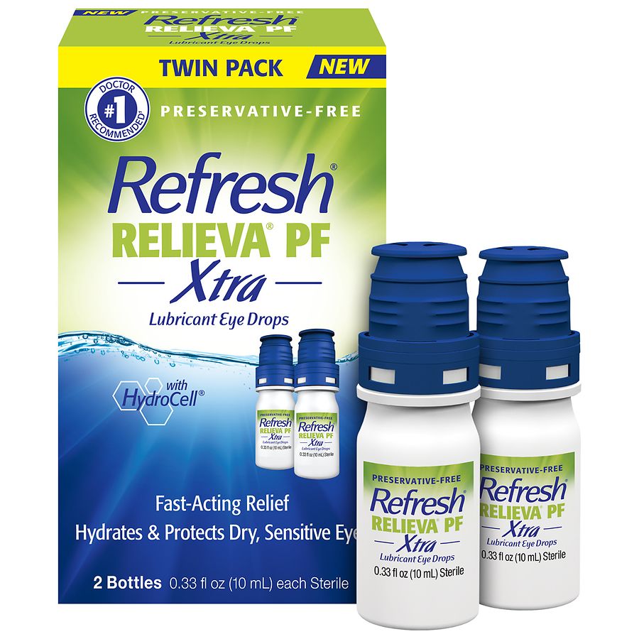 Refresh Relieva PF Multi Dose Xtra Lubricat Eye Drops | Walgreens