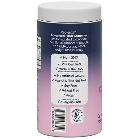replenza dietary fiber supplement glp-1 relationship Replenza GLP-1 Daily Support Fiber Gummies Mixed Berry