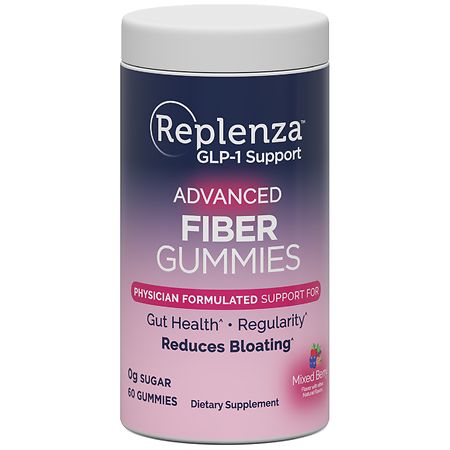 Replenza GLP-1 Daily Support Fiber Gummies Mixed Berry