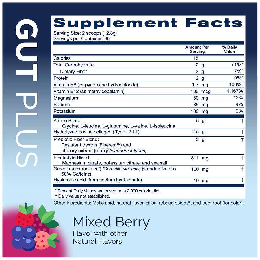glp 1 supplement walgreens Replenza Daily Replenisher - Drink Mix Powder for GLP-1 & Semaglutide Weight Loss Support Mixed Berry