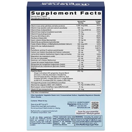 replenza glp 1 support daily nutritional supplement tablets reviews Replenza Nutritional Supplement