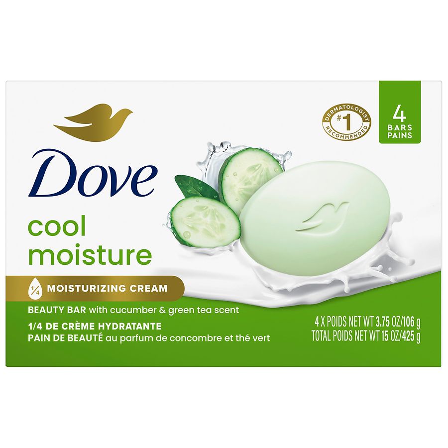 Dove Beauty Bar Soap Cucumber & Green Tea