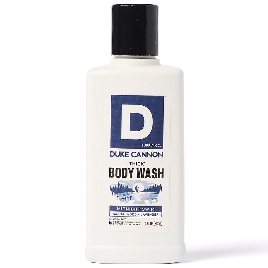 Duke Cannon Body Wash, Trial Size Midnight Swim