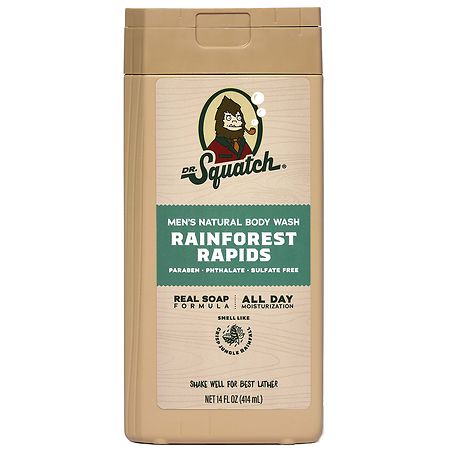 Dr. Squatch Men's Natural Body Wash - Rainforest Rapids