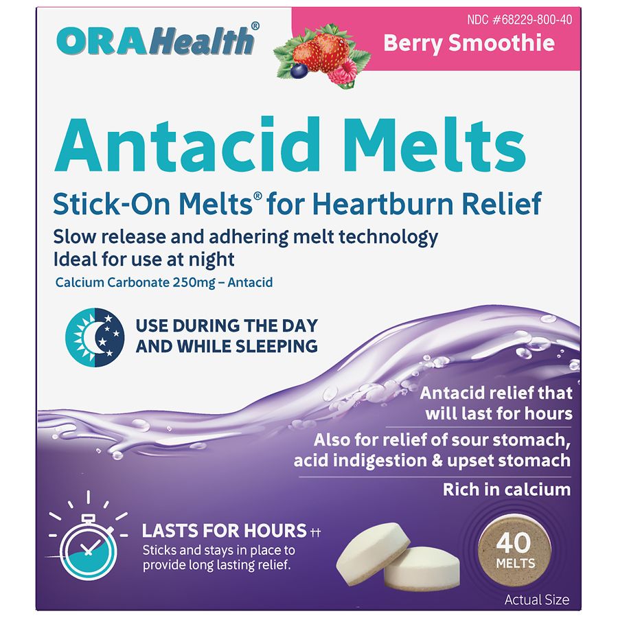 OraHealth Antacid Melts Berry Smoothie