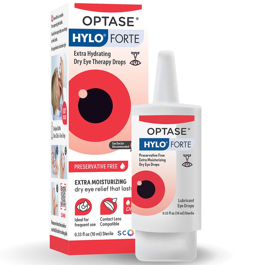 Optase Hylo-Forte Preservative-Free Eye Drops