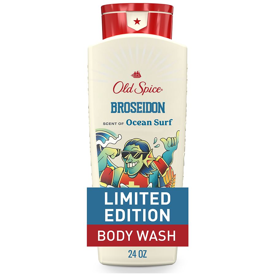 Old Spice Broseidon Men's Body Wash Ocean Surf | Walgreens