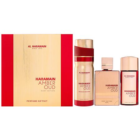 Al Haramain Amber Oud Ruby Edition 3 Piece Gift Set | Walgreens
