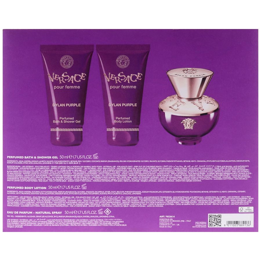 Versace Dylan Purple 3 Piece Gift Set | Walgreens