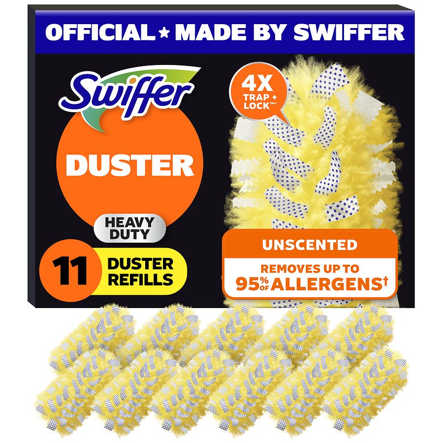 Swiffer Heavy Duty Multi-Surface Duster Refills for Cleaning Unscented