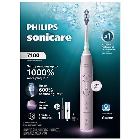 Philips Sonicare 7100 Series Electric Toothbrush (HX7422/ 03) Pink