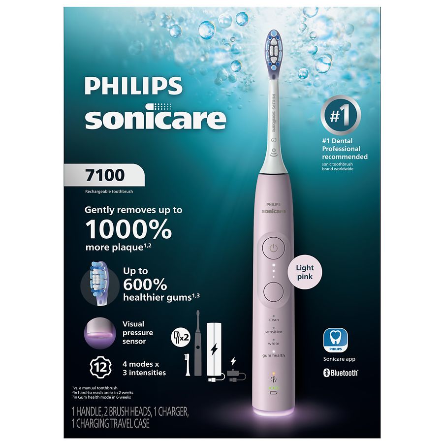 Philips Sonicare 7100 Series Electric Toothbrush (HX7422/03) Pink