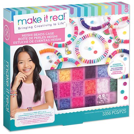 Make It Real Heishi Bead Kit 3,356 Pieces
