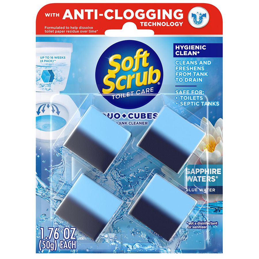 Soft Scrub DuoCubes In-Tank Toilet Cleaner Sapphire Waters