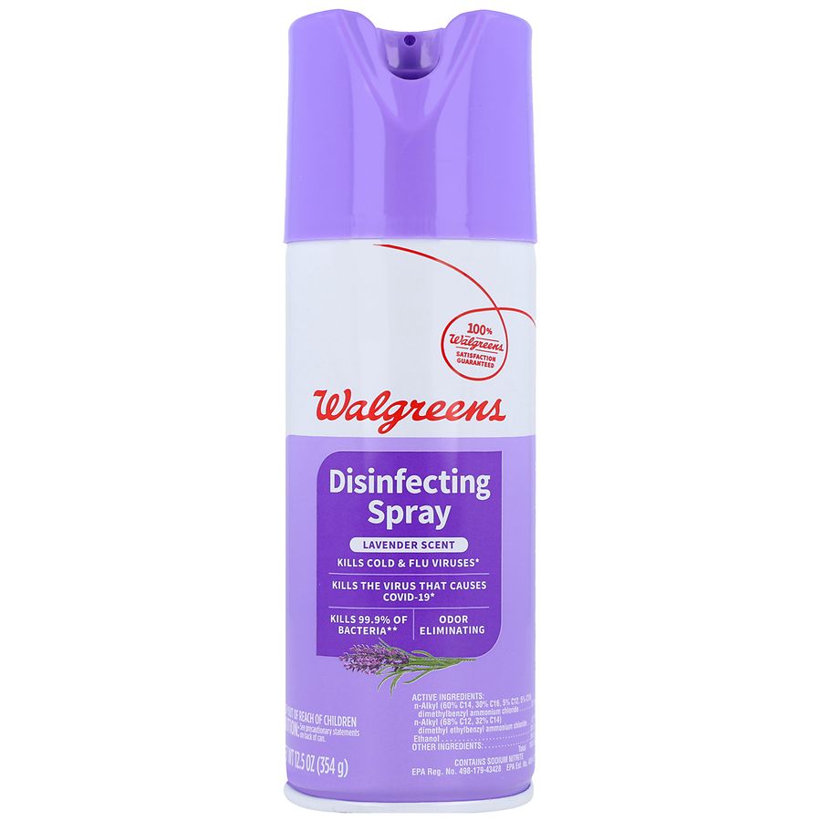 Walgreens Disinfecting Spray Lavender
