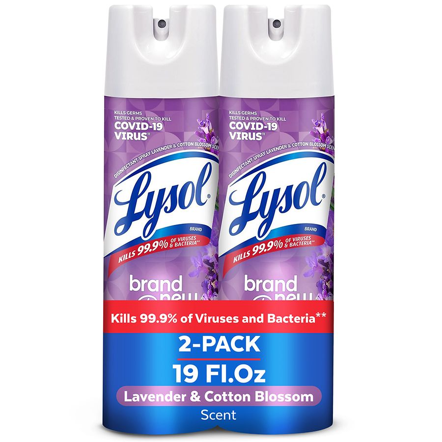Lysol Brand New Day Disinfectant Spray Lavender & Cotton Blossom