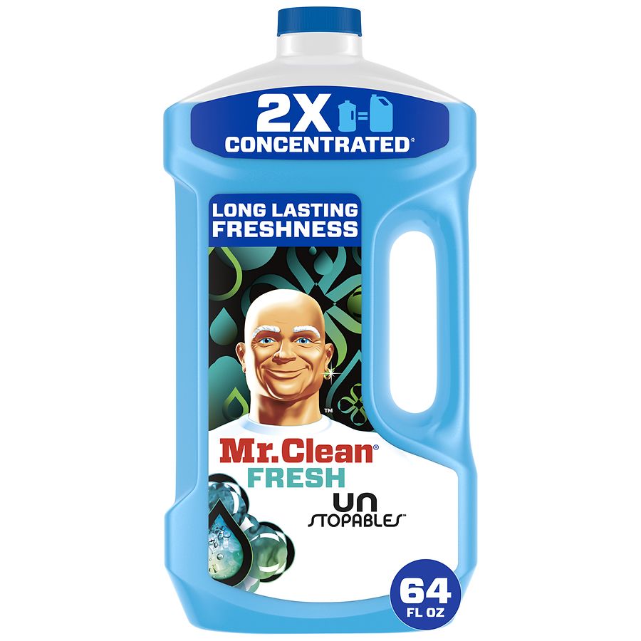 Mr. Clean All Purpose Cleaner, Floor Cleaner for Mopping, Liquid Fresh Unstopables