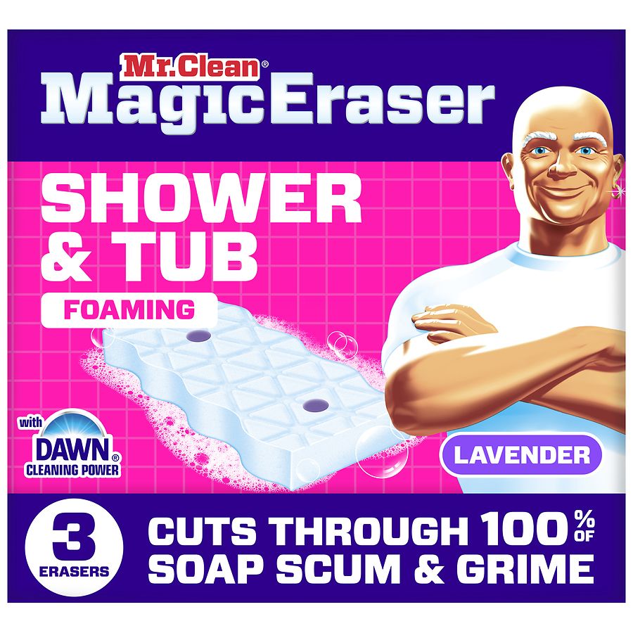 Mr. Clean Magic Eraser Sponge, Shower & Tub Cleaner Lavender