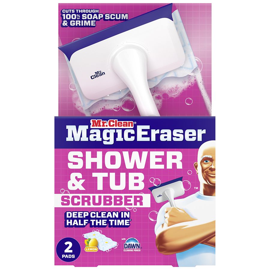 Mr. Clean Magic Eraser Shower & Tub Scrubber Lemon