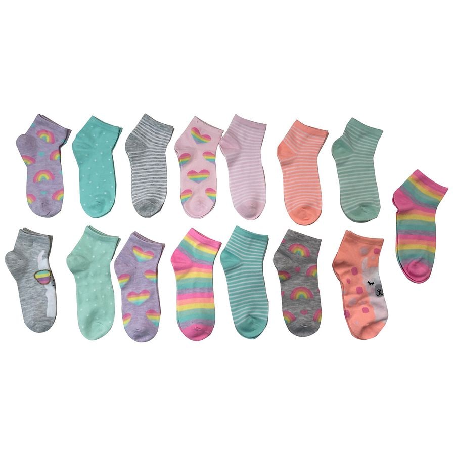 Pickle & Dot Girls' Quarter Socks Sock Size 6-8, Shoe Size 10.5-4