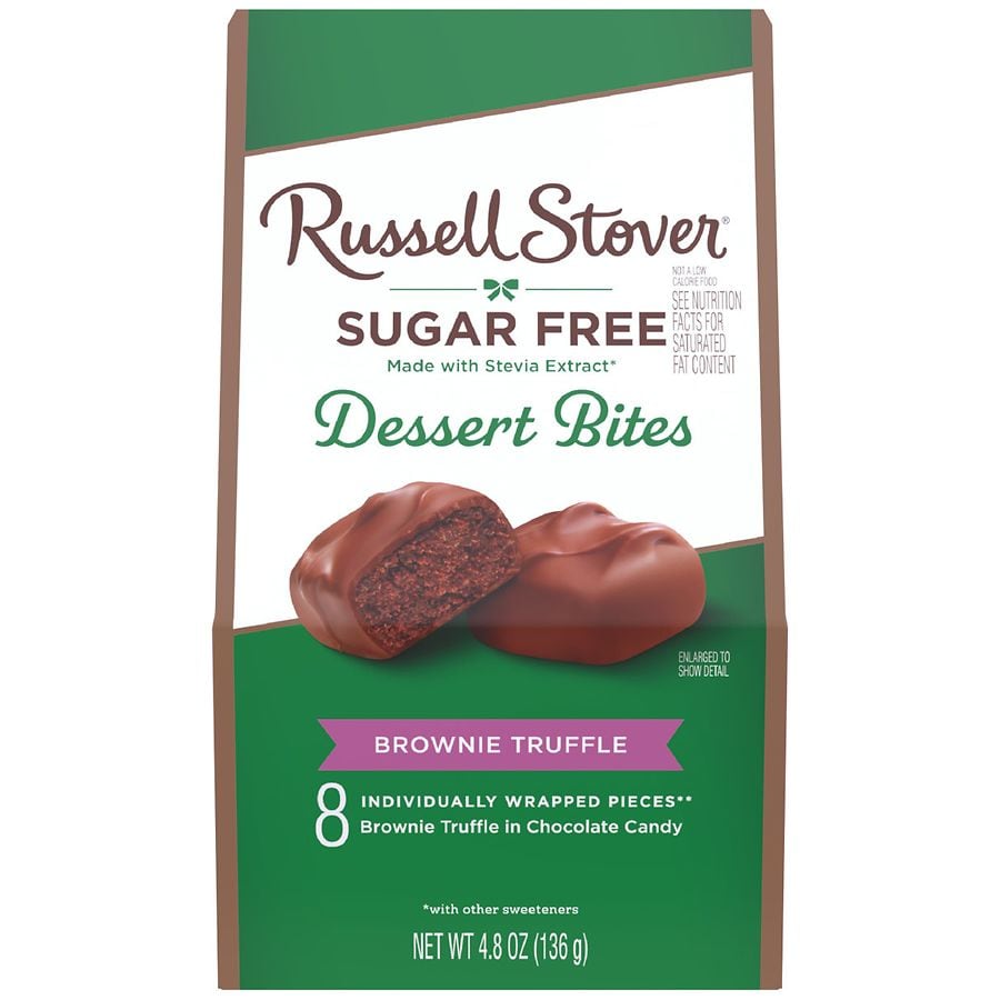 Russell Stover Sugar Free Dessert Bites Brownie Truffle