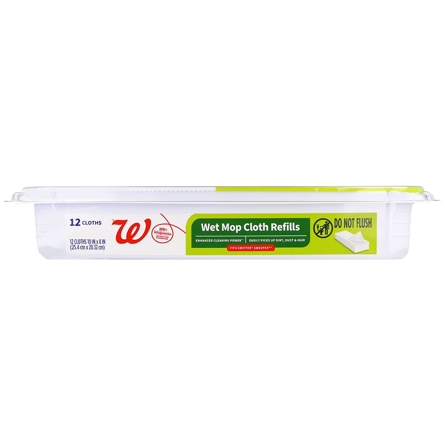 Walgreens Wet Mop Cloth Refills